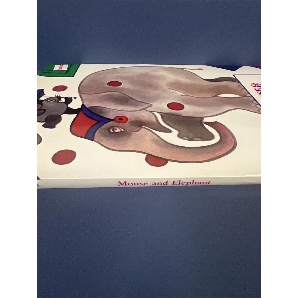 MOUSE AND ELEPHANT By Matthias Hopper Jan Lencia - Hardcover W/ Dust Jacket 1990